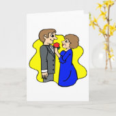 Moeder van de bruidegom Kaart (Gele Bloem)