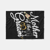 Moeder van de bruidegom Moeder cadeaus voor trouwe Fleece Deken (Voorkant (Horizontaal))