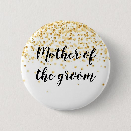 Moeder van de bruidegom ronde button 5,7 cm (Voorkant)