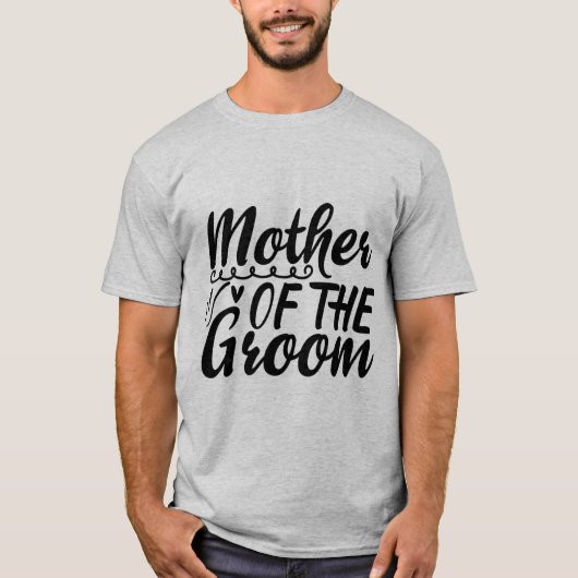Moeder van de bruidegom t-shirt (Voorkant)
