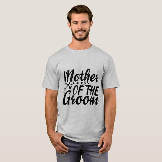 Moeder van de bruidegom t-shirt (Voorkant volledig)