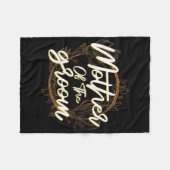 Moeder van de bruidegom vrijgezellenfeest huwelijk fleece deken (Voorkant (Horizontaal))