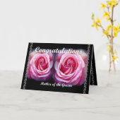 Moeder van de bruidegom - Wedding Gefeliciteerd Kaart (Gele Bloem)