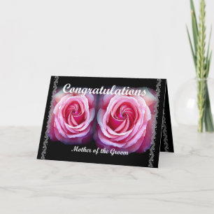 Moeder van de bruidegom - Wedding Gefeliciteerd Kaart