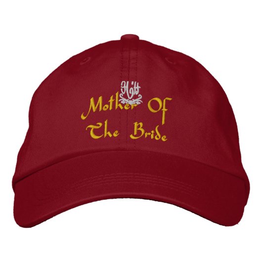 Moeder van de bruidsbruidsrood pet (Voorkant)