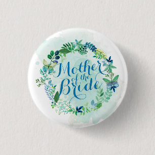 Moeder van de Button van de Waterverf van de Bride