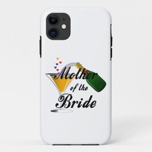 Moeder van de Champagne Bride Toast Case-Mate iPhone Case (Achterkant)