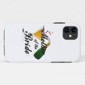 Moeder van de Champagne Bride Toast Case-Mate iPhone Case (Achterkant (horizontaal))