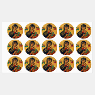 Moeder van de eeuwige hulp labels