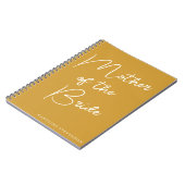 Moeder van de Geel van de Douane van het Manuscrip Notitieboek (Linkerzijde)