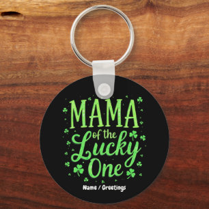Moeder van de Geluksvogel eerste St. Patrick's Day Sleutelhanger