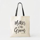 Moeder van de Groom | Aangepaste bruiloft in Scrip Tote Bag (Voorkant)