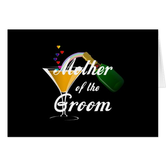 Moeder van de Groom Champagne Toast (Voorkant Horizontaal)