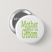Moeder van de Groom/Daisy Ronde Button 5,7 Cm (Voorkant /achterkant)