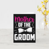 Moeder van de Groom Gezegden Wedding Bachelor Part Kaart (Gele Bloem)