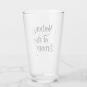 Moeder van de Groom Glas (Achterkant)