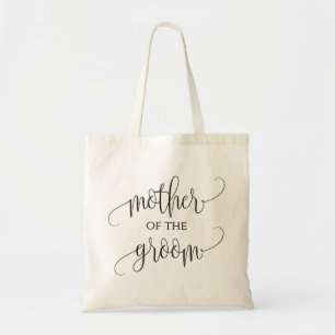 Moeder van de Groom, kalligrafie, bruiloft Tote Bag