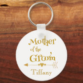 Moeder van de Groom Keepomwille Wedding Memories Sleutelhanger (Voorkant)