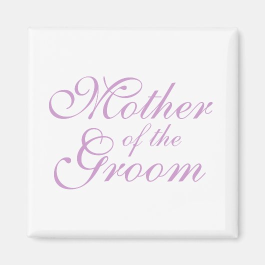 Moeder van de Groom Magneet (Voorkant)