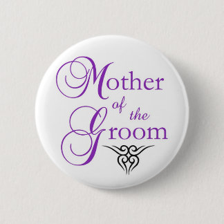 moeder van de Groom pin Ronde Button 5,7 Cm