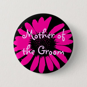 Moeder van de Groom Ronde Button 5,7 Cm