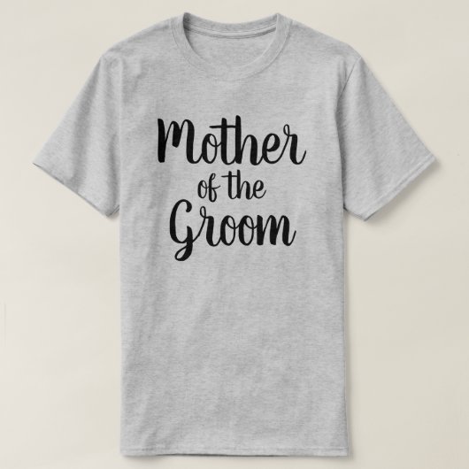 Moeder van de Groom T-shirt (Design voorkant)