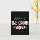 Moeder van de groom waar ik van hield... kaart (Gele Bloem)