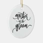 Moeder van de Groom Wedding Calligrafie | ORNAMENT (Rechts)