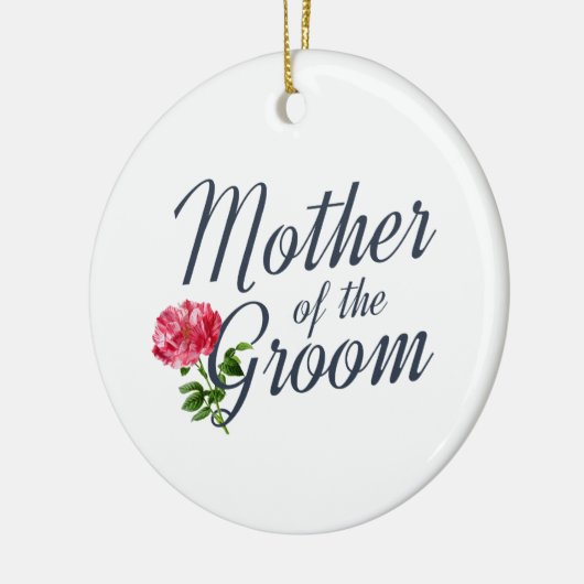 Moeder van de Groom Wedding Calligrafie | ORNAMENT (Links)