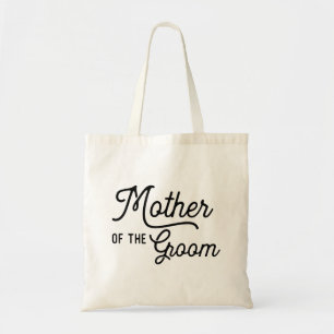 Moeder van de Groom Wedding Gift Canvas tas