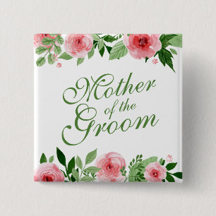 Moeder van de Groom Wedding Pin Button