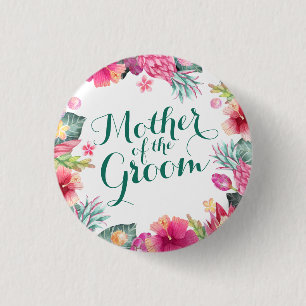 Moeder van de Groom Wedding Pin Button