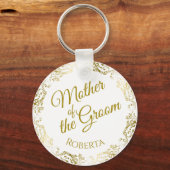 Moeder van de Groom Wedding Sleutelhanger Gift (Voorkant)
