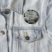 Moeder van de Groom, White Rose Ronde Button 5,7 Cm (In situ)