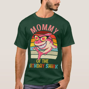Moeder van de Haaien Verjaardag Moeder Overeenkoms T-shirt