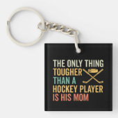 Moeder van de Hockey Player Sleutelhanger (voorkant)