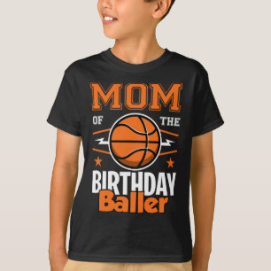 Moeder van de jarige Byller Bysketbyll grote fan B T-shirt