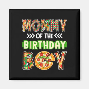 Moeder van de jongen verjaardag jongen pizza liefh magneet