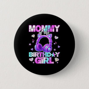 Moeder van de k-pop verjaardagsmeisjes Koreaanse m Ronde Button 5,7 Cm