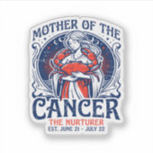 Moeder Van De Kanker De Voedster Sticker (Voorkant)