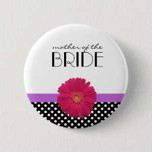 Moeder van de Knoop van de Stip van de Bruid Ronde Button 5,7 Cm