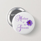 Moeder van de knop Groom Ronde Button 5,7 Cm (Voorkant /achterkant)