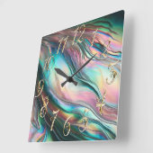 Moeder van de Parel met Grote Aantallen Vierkante Klok (Hoek)