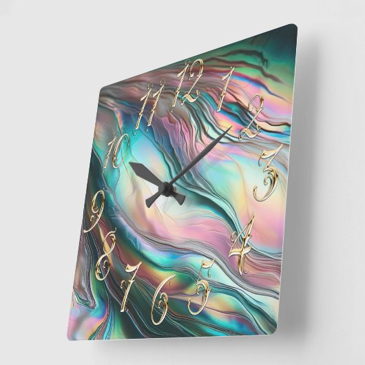 Moeder van de Parel met Grote Aantallen Vierkante Klok (Hoek)