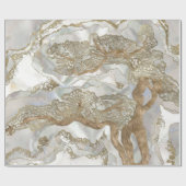 Moeder van de parelgulden boom cadeaupapier (Vlak)