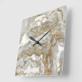 Moeder van de parelgulden boom vierkante klok (Hoek)