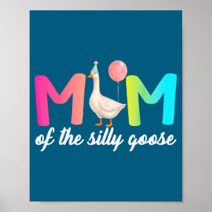 Moeder van de stomme gans eerste verjaardagsfeest  poster