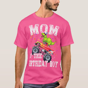 Moeder van de verjaardag jongen T Rex Dinosaurus M T-shirt