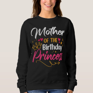 Moeder van de verjaardag prinses meisje matching f trui