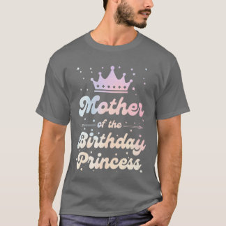 Moeder van de verjaardag prinses vriend t-shirt